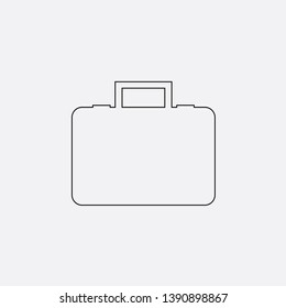 business case bag icon sign signifier vector