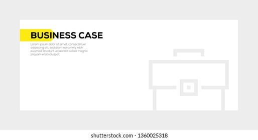 BUSINESS CASE BANNER CONCEPT