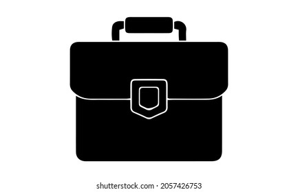 Business case flat icon symbol vector image