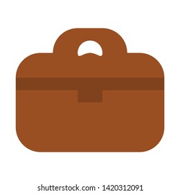business case icon. flat illustration of business case vector icon for web