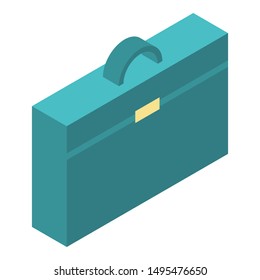 Business case icon. Isometric of business case vector icon for web design isolated on white background