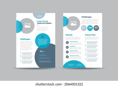 Business Case study or Marketing Sheet and Flyer Design 