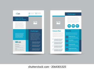 Business Case Study Or Marketing Sheet And Flyer Design 