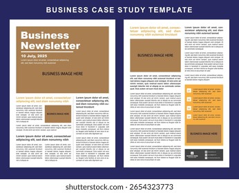 Business Case Study Template Design