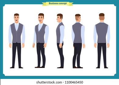 Mens Formal Professional Clothing Set Formal Stock Vector (Royalty Free ...