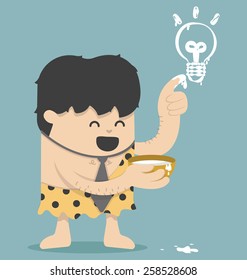Business Caveman Has Idea 