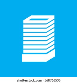 business center building icon illustration isolated vector sign symbol