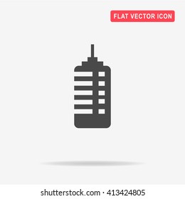 Business center icon. Vector concept illustration for design.