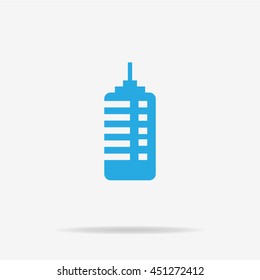 Business center icon. Vector concept illustration for design.
