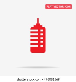Business center icon. Vector concept illustration for design.