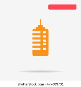 Business center icon. Vector concept illustration for design.