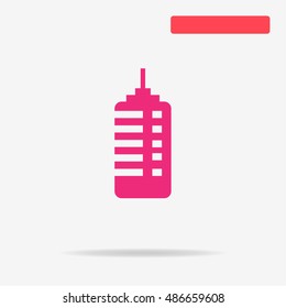 Business center icon. Vector concept illustration for design.