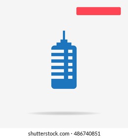 Business center icon. Vector concept illustration for design.