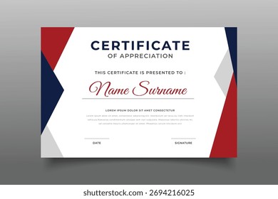 Business certificate template design vector eps 10