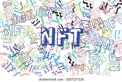 Business Character Background Material NFT Digital