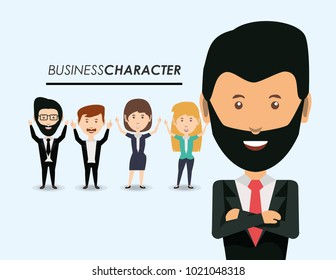 Business character design