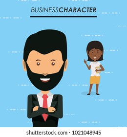 Business character design