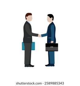 Business Character Man to Man Vector Editable