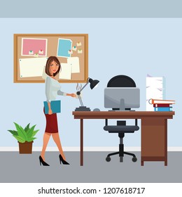 Business Character In Office Scenario