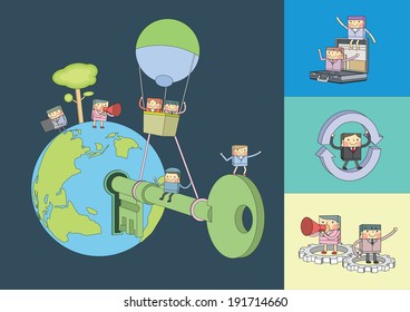Business character Series