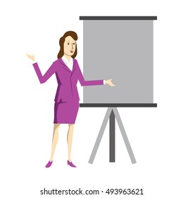 Business character set. Presentation character