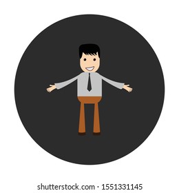 Business character simple illustration clip art vector