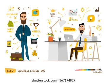 Business characters scene