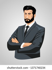 Business characters vector illustration