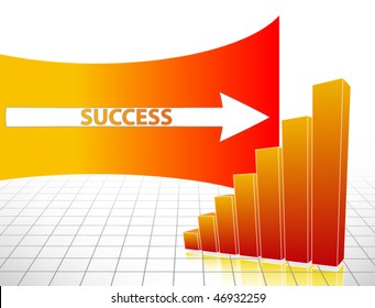 Business Chart Arrow Stock Vector (Royalty Free) 46932259 | Shutterstock