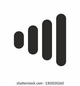 Business chart diagram icon vector