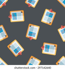 business chart flat icon,eps10 seamless pattern background