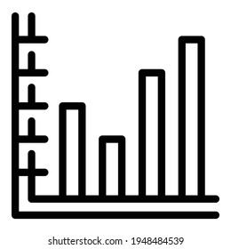 Icono de organigrama. Icono del vector del diagrama de negocio de esquema para el diseño web aislado en fondo blanco