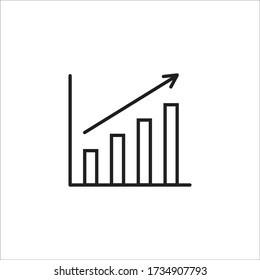 Business Chart Icon Vector Design Template