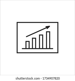 Business Chart Icon Vector Design Template