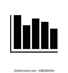 business chart icon vector pictogram symbol mark