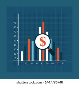 Business Chart for Info graphics