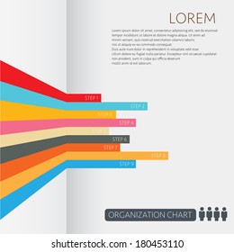 business chart for infographics