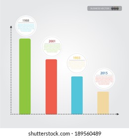 business chart for infographics