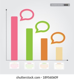 business chart for infographics