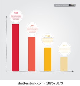 business chart for infographics