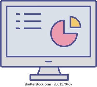 gráfico de negocios Isoled Vector icono que puede modificar o editar fácilmente

