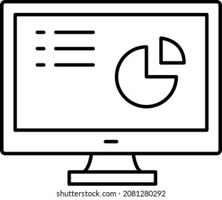 gráfico de negocios Isoled Vector icono que puede modificar o editar fácilmente

