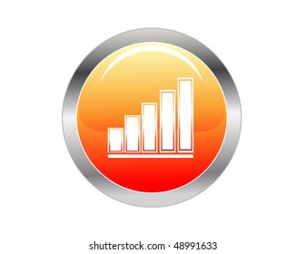 Business chart on button