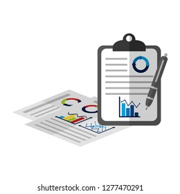 business chart report
