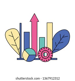 business chart report gear