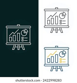 Business Chart Vector Illustration Icon Design