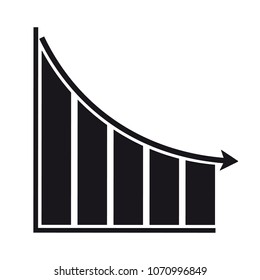 Business Chart - Vector Illustration - Isolated On White Background