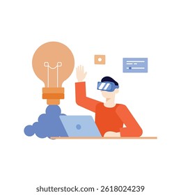 Business chart Vector illustration which can easily modify or edit

