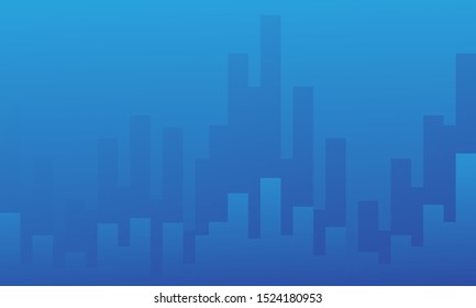 Business charts, abstract vector background, blue gradient. 