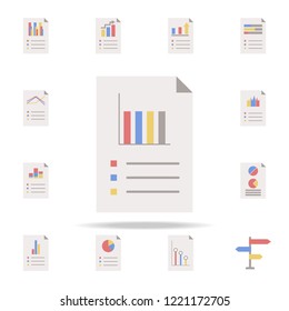 business charts icon. charts icons universal set for web and mobile
